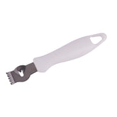 Lemon Zester - WhiteA high quality lemon zester.